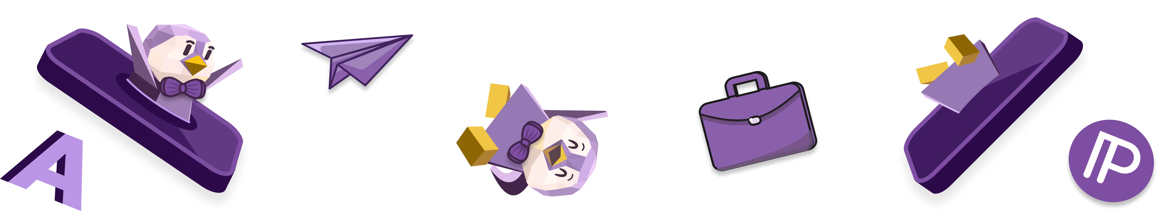 a cute banner displaying our brand mascot Perry