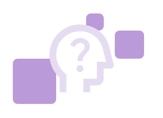 Abstract depiction of a human thinking.